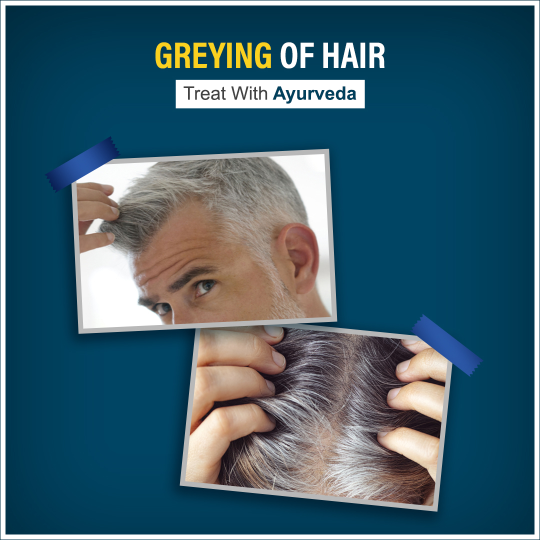 Greying of Hair Palitya An ayurvedic perspective